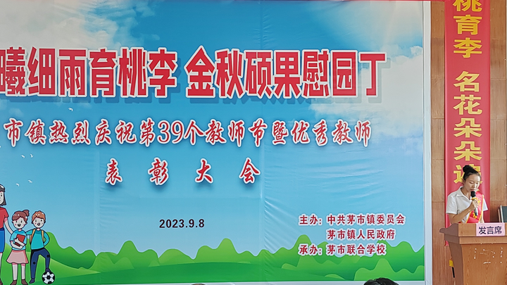 优秀教师代表王香梅老师作典型发言